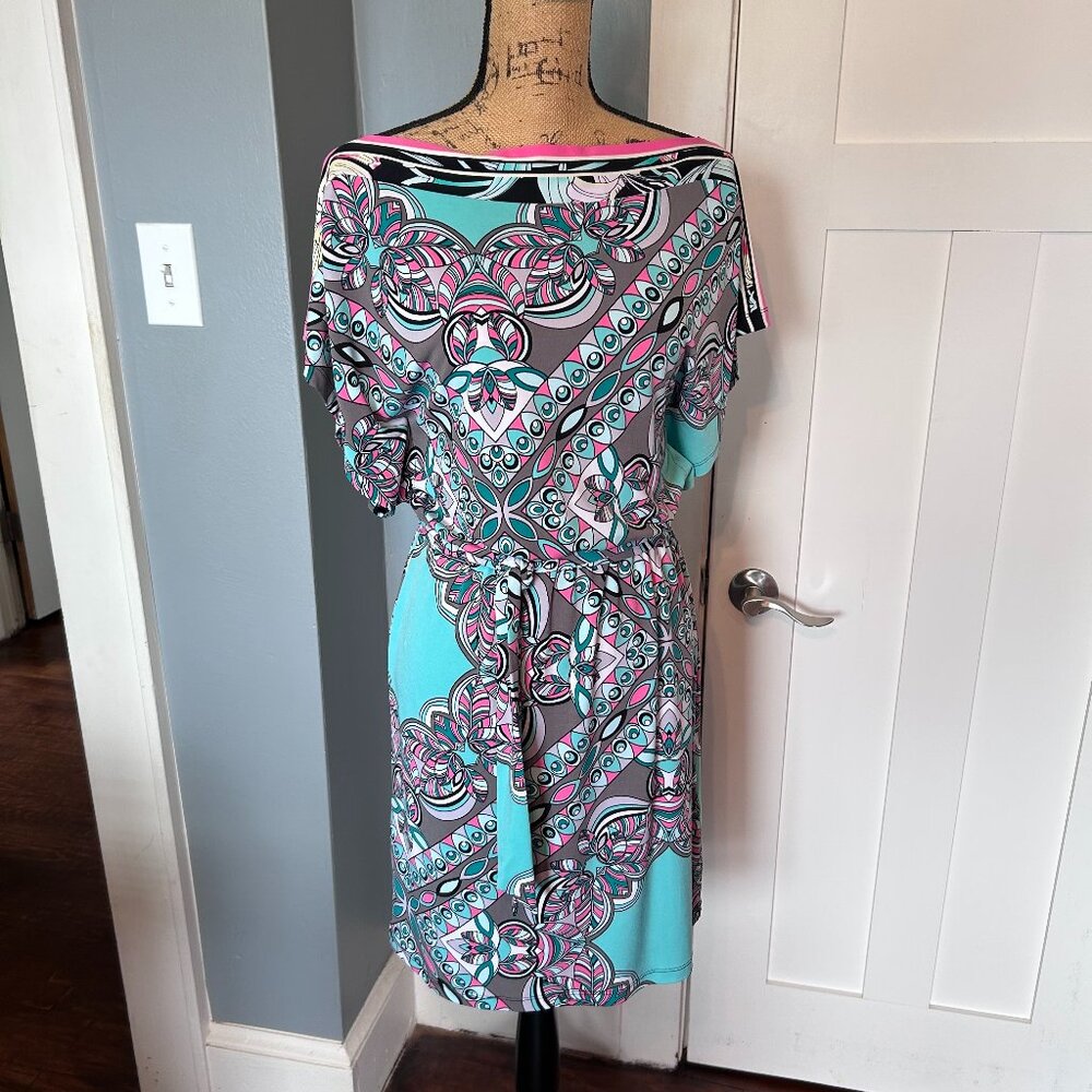 Jennifer Lopez Stretch Midi Dress